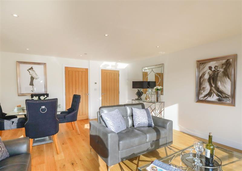 The living area at Harbourside Haven Apartment 1, Weymouth