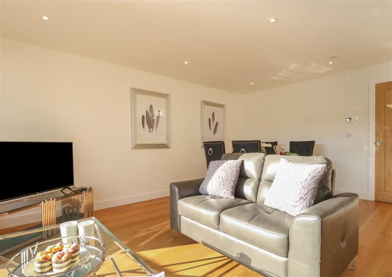 Relax in the living area at Harbourside Haven Apartment 2, Weymouth