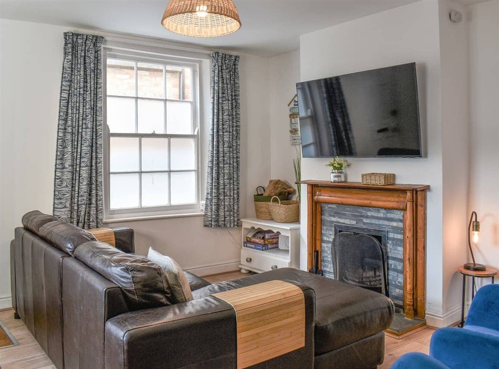 Living room at Harbourside House in Scarborough, North Yorkshire