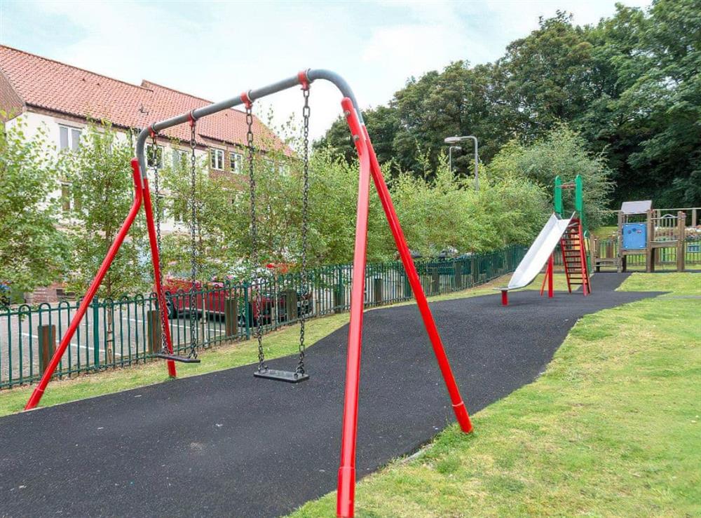 Toddlers’ playground close by at Harbourside House in Whitby, North Yorkshire