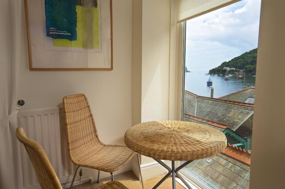 Additional seating with views over the River Dart at Harbourside in South Town, Dartmouth