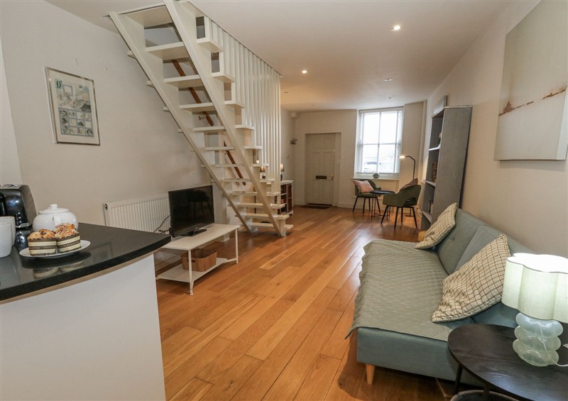 The living area at Harbourside, Weymouth