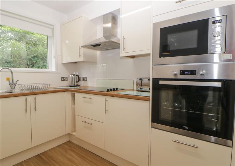 This is the kitchen at Harcombe House Bungalow 2, Chudleigh