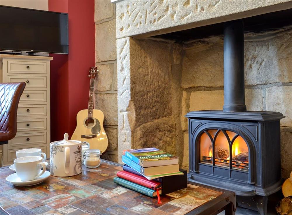 Living room/dining room at Hardcastle Crags Cottage in Midgehole, near Hebden Bridge, Yorkshire, West Yorkshire