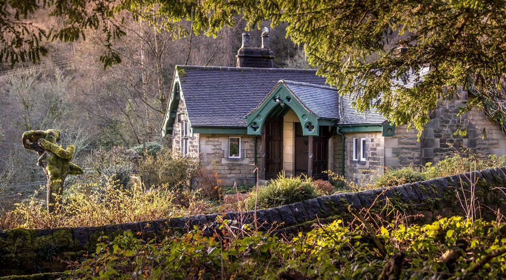 The exterior of Hardcastle Lodge, Yorkshire at Hardcastle Lodge in Hebden Bridge, West Yorkshire