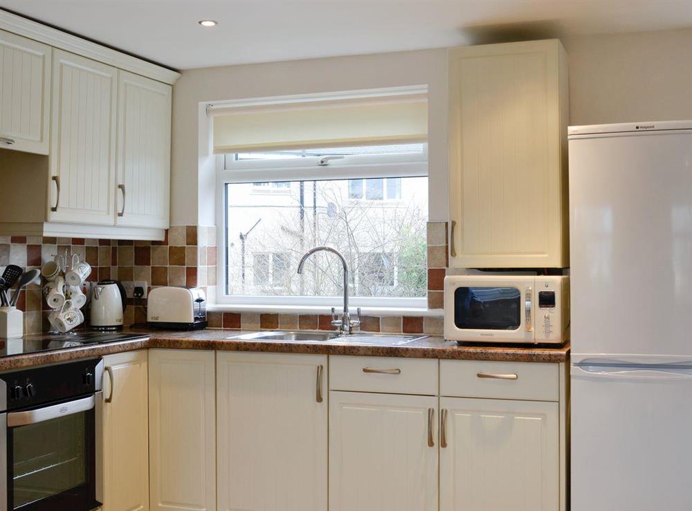 Well equipped kitchen at Hardy Apartment in Grassington, near Skipton, North Yorkshire