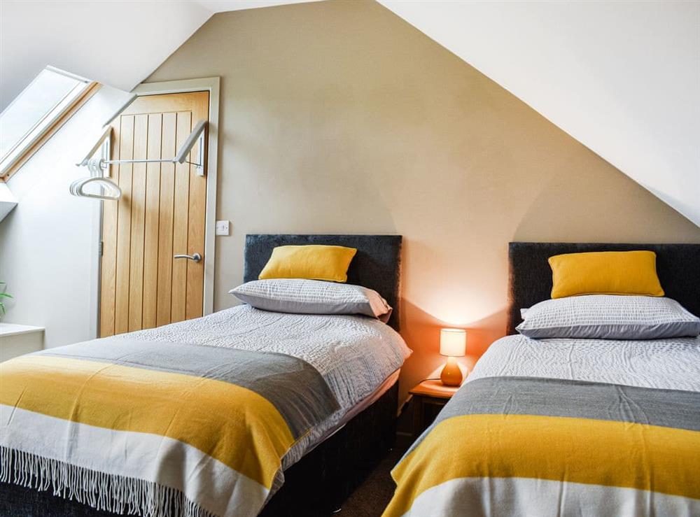 Twin bedroom at Hare Cottage in Westgate, Near Stanhope, Durham