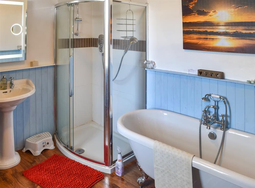 Bathroom at Harebeck Cottage in Seascale, Cumbria