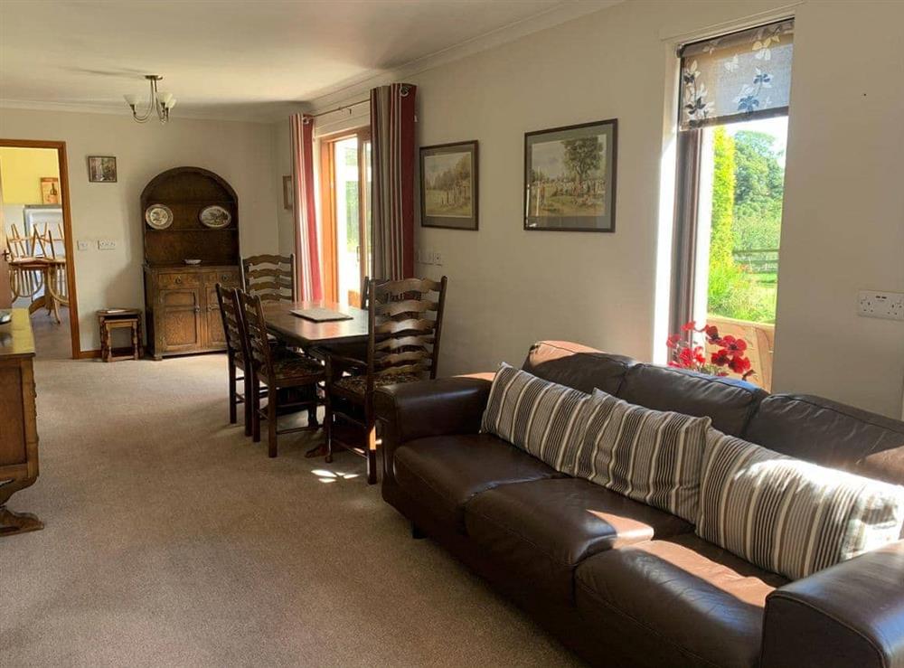 Living room/dining room (photo 2) at Harelaw Brae in Grantshouse, near Duns, Berwickshire
