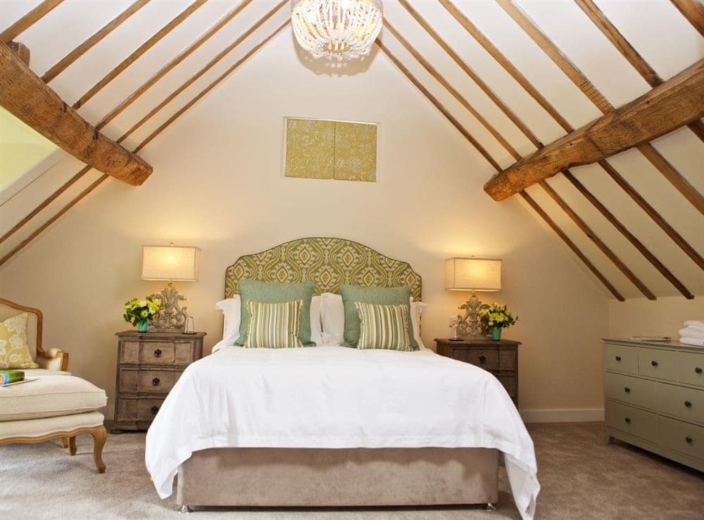 Double bedroom at Hares Hollow in Llanymynech, Shropshire