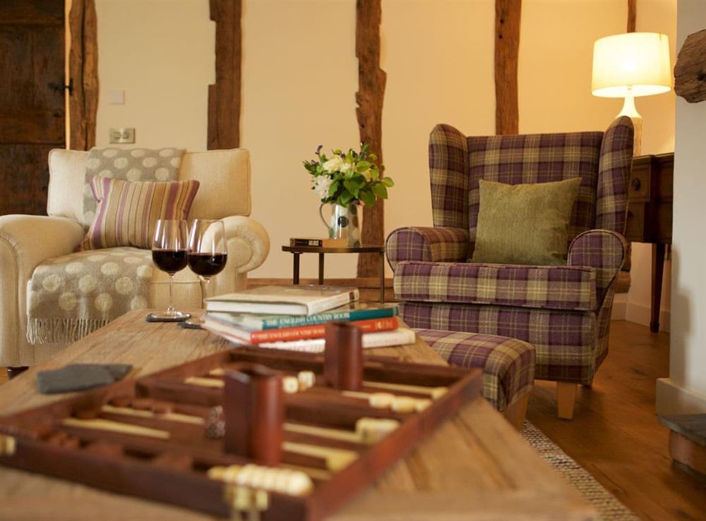 Living room at Hares Hollow in Llanymynech, Shropshire