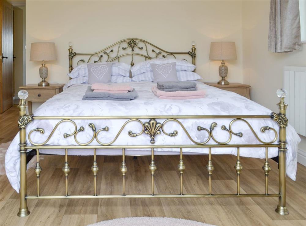 Relaxing double bedroom at Hares Home in Thursford, near Fakenham, Norfolk