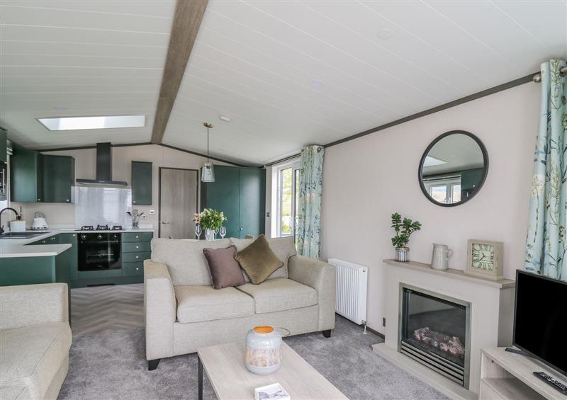Enjoy the living room at Hares Meadow, Trefeglwys