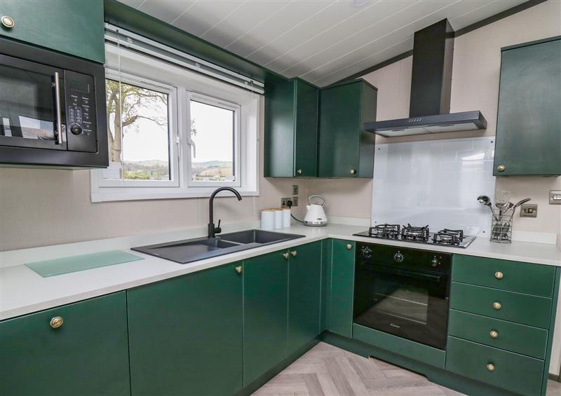 This is the kitchen at Hares Meadow, Trefeglwys