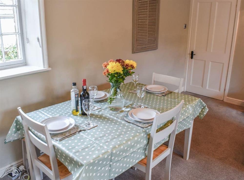 Dining Area at Harewood Cottage in Harewood, near Harrogate, West Yorkshire