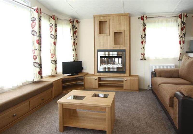 Living area in the Mulberry 2 at Harford Bridge in Tavistock, South Devon