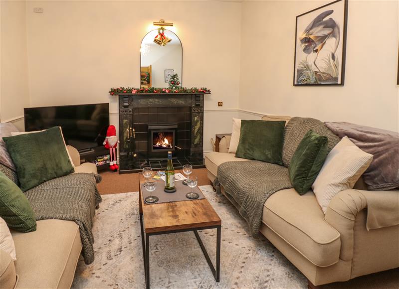 The living area at Harker View Cottage, Reeth
