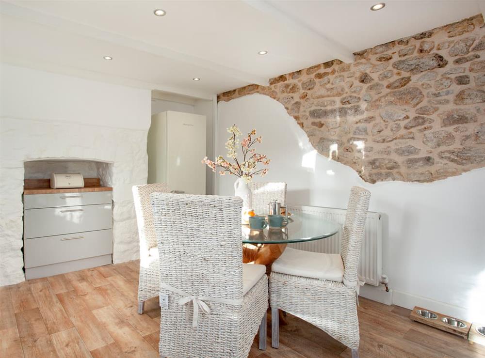 Dining Area at Harlequin Cottage in St Austell, Cornwall