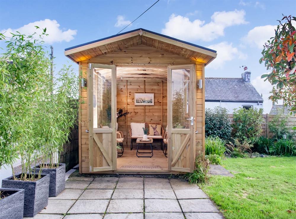 Summerhouse at Harlequin Cottage in St Austell, Cornwall