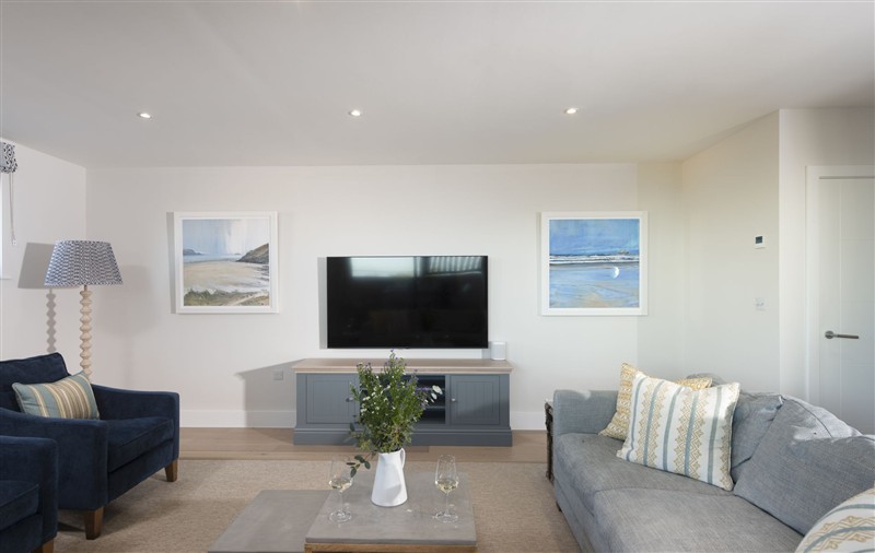 Inside Harlyn Penthouse at Harlyn Penthouse, Cornwall