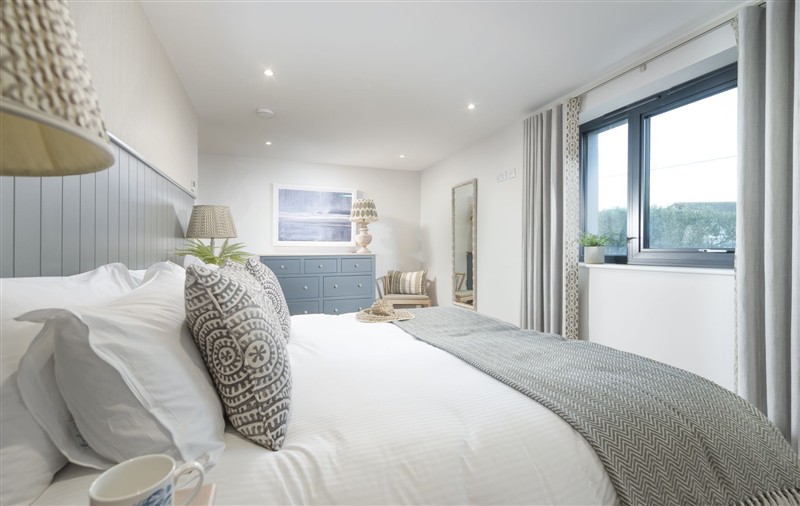 This is a bedroom (photo 3) at Harlyn Penthouse, Cornwall