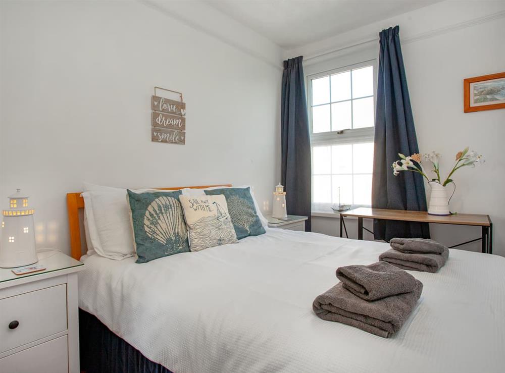 Double bedroom at Harmur in Hope Cove, near Kingsbridge, Devon