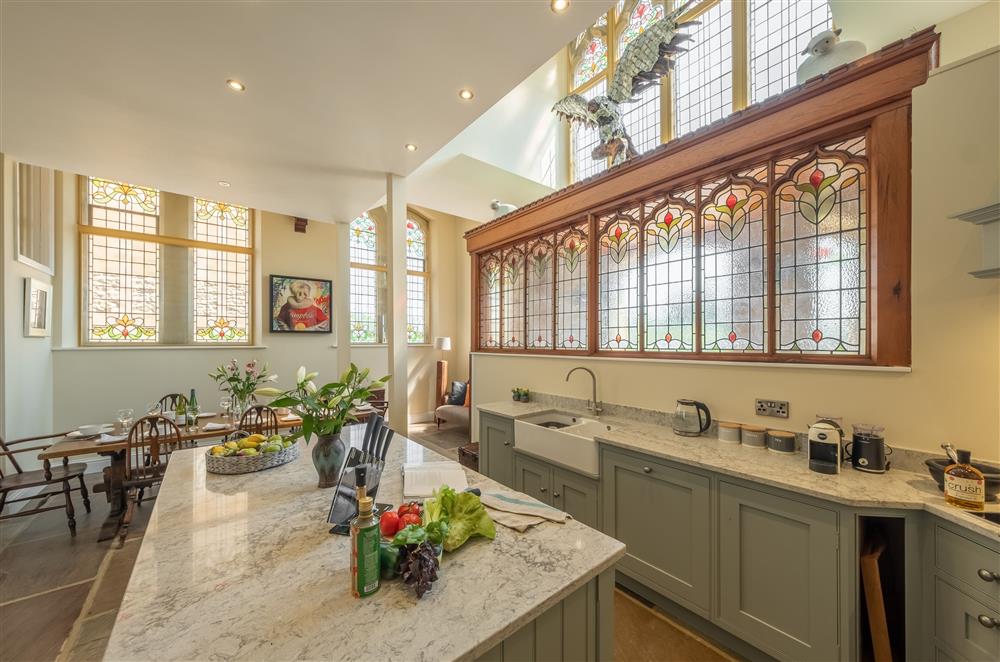 Ground floor: Stunning kitchen and original features  at Harome Chapel, Harome, near Helmsley 