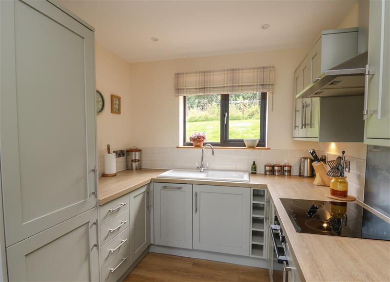 This is the kitchen at Harp Meadow, Presteigne