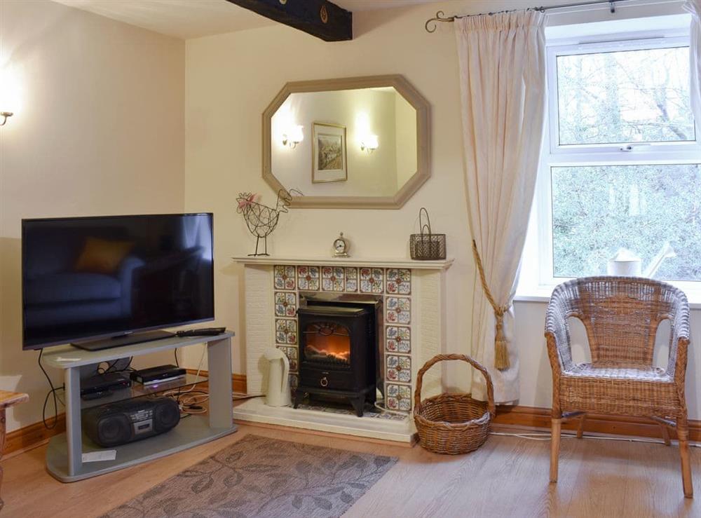 Living room at Harriet’s Hideaway in Keswick, Cumbria