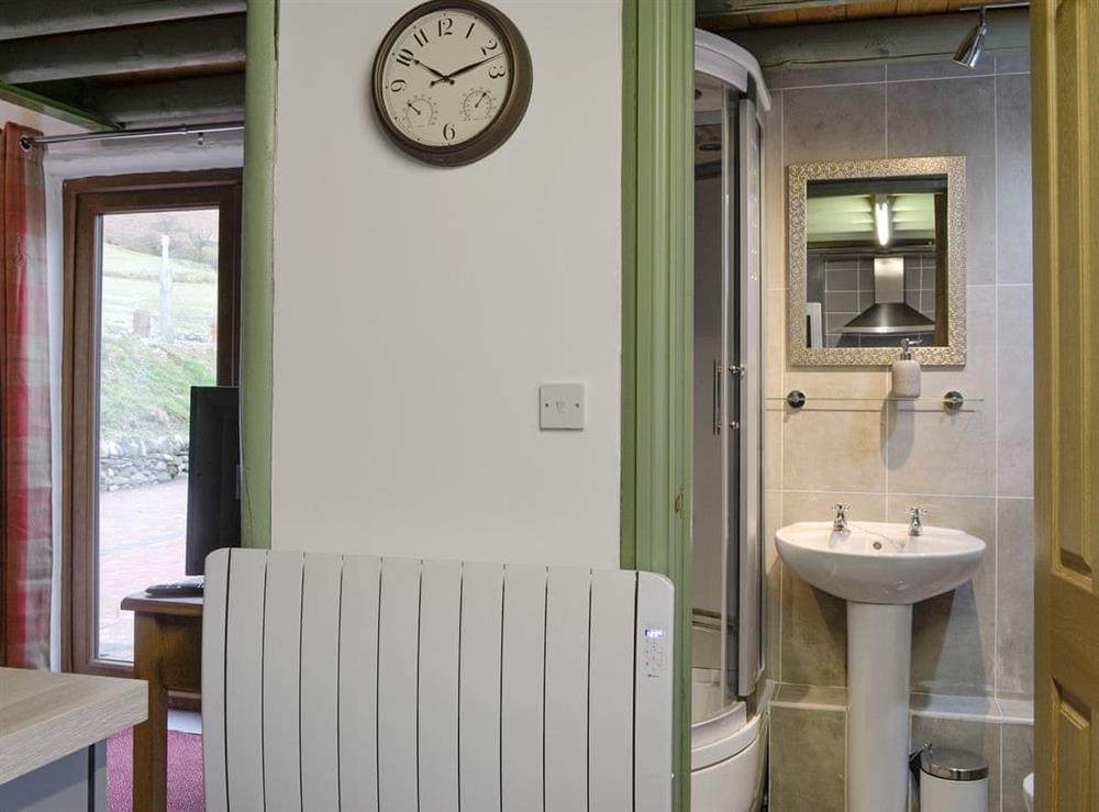 Ground floor shower room at Harrisons Lodge in Threlkeld, near Keswick, Cumbria