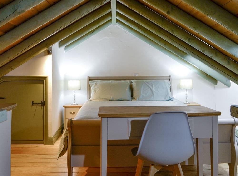Peaceful double bedroom at Harrisons Lodge in Threlkeld, near Keswick, Cumbria