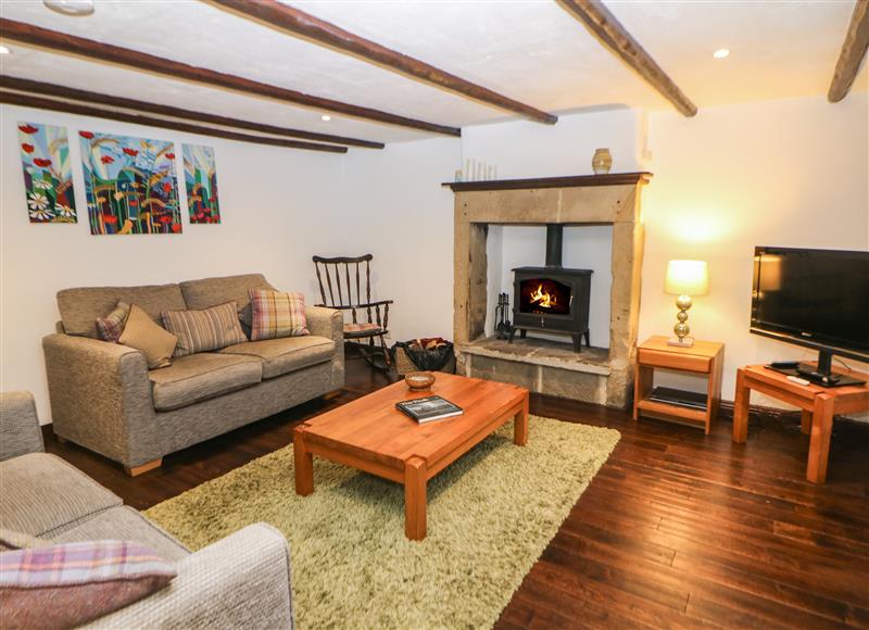 Enjoy the living room at Harrow Cottage, Great Longstone