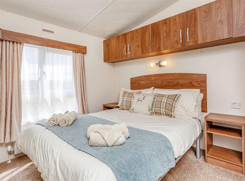 Double bedroom at Harrow Lodge in Mey, near Thurso, Caithness