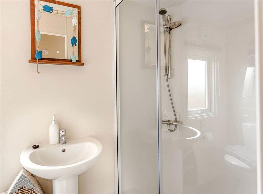 Shower room at Harrow Lodge in Mey, near Thurso, Caithness