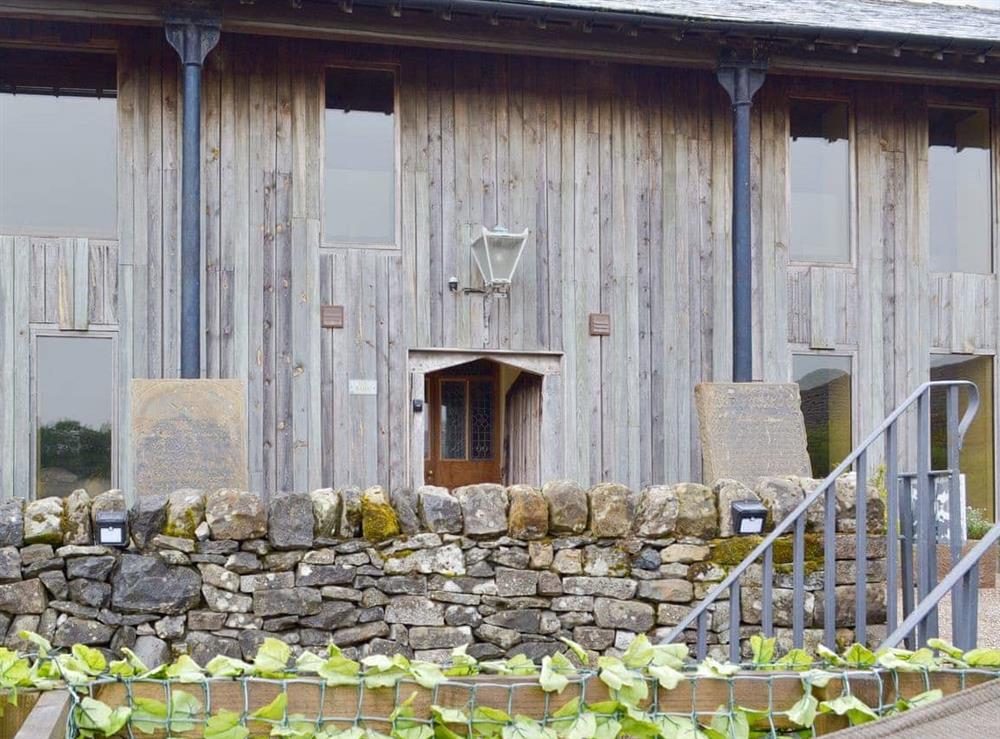 Characterful façade at Harthill Barn in Alport, Nr Bakewell, Derbyshire., Great Britain