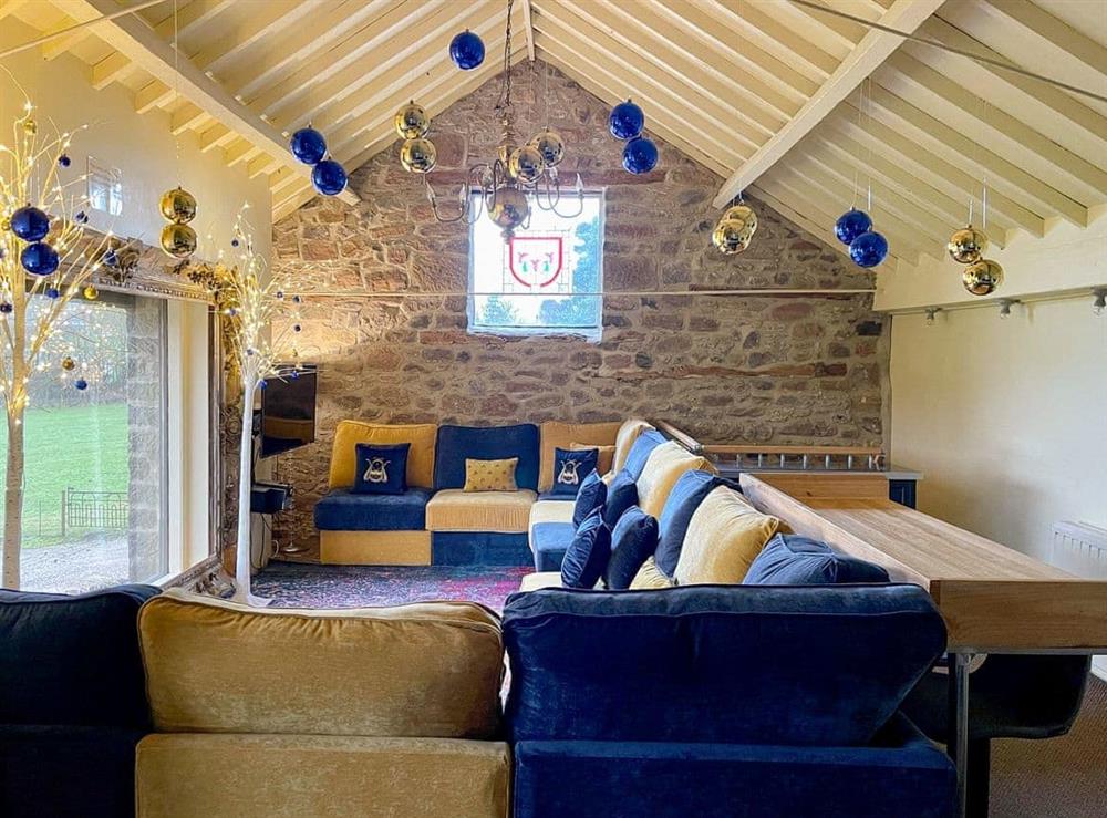 Open plan living space (photo 2) at Harthill Barn in Alport, Nr Bakewell, Derbyshire., Great Britain