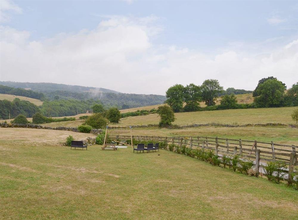 Peaceful countryside views at Harthill Barn in Alport, Nr Bakewell, Derbyshire., Great Britain