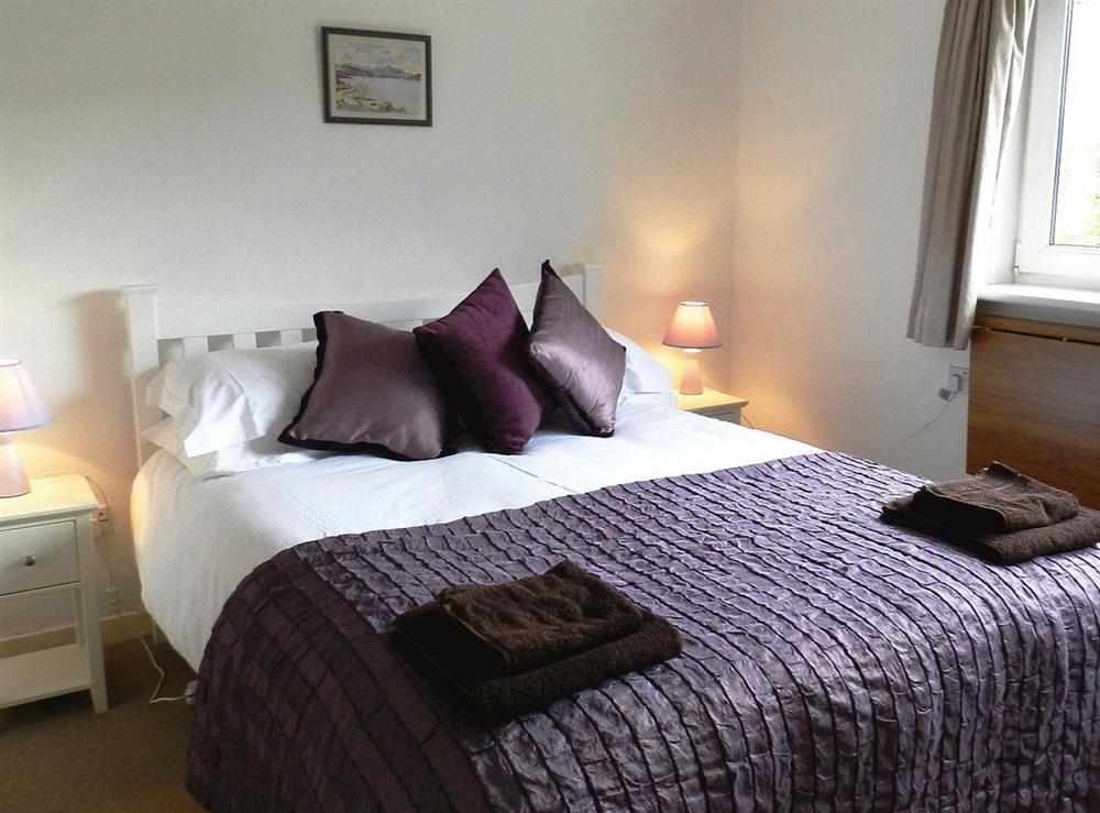 Double bedroom at Hartholm in Brodick, Isle of Arran, Scotland