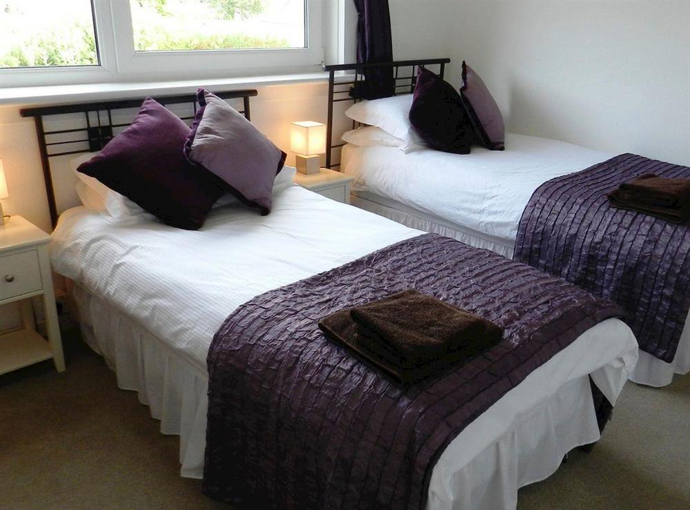 Twin bedroom at Hartholm in Brodick, Isle of Arran, Scotland