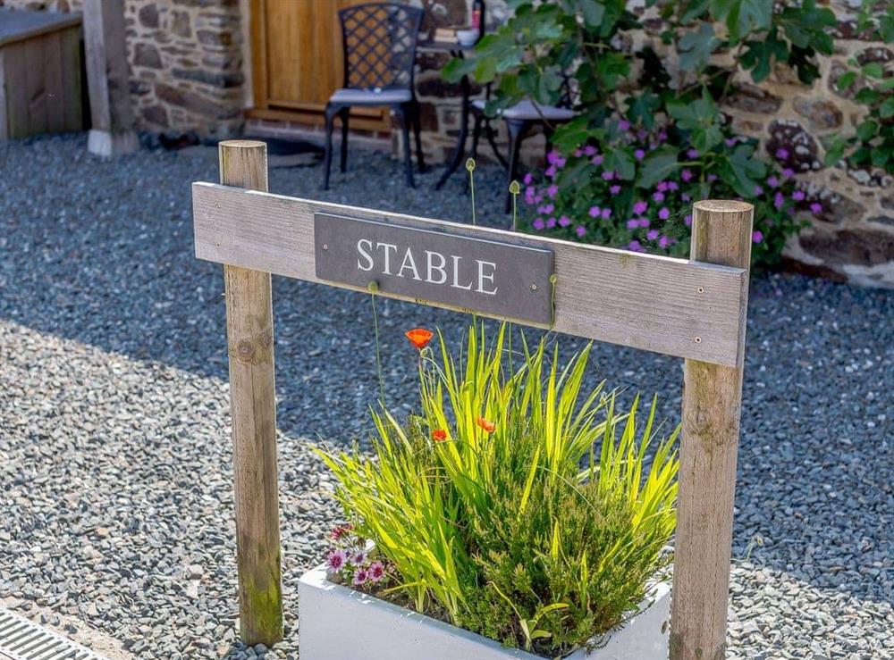 Outdoor area at Stable, 