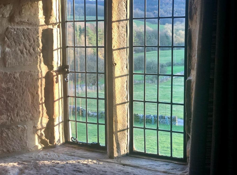 View from the twin bedroom at Hartle in Alport, Nr Bakewell, Derbyshire., Great Britain