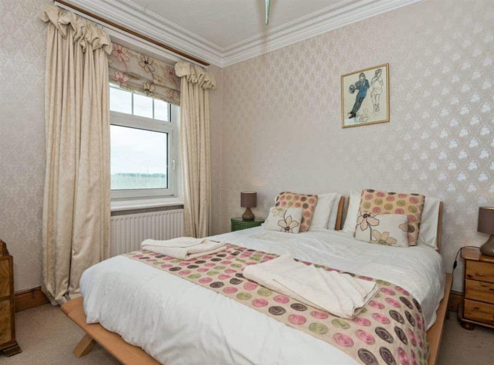 Comfortable double bedroom at Hartrees House in Silecroft, Cumbria