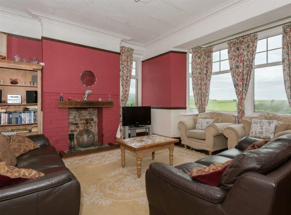 Spacious living room at Hartrees House in Silecroft, Cumbria