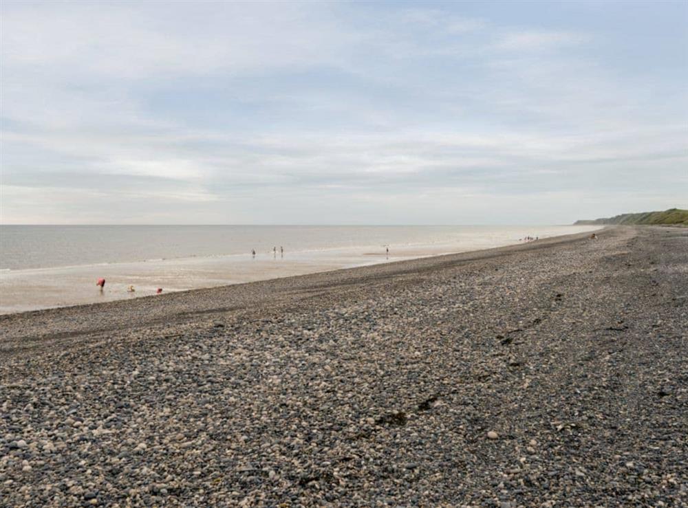 Wide local beach at Hartrees House in Silecroft, Cumbria