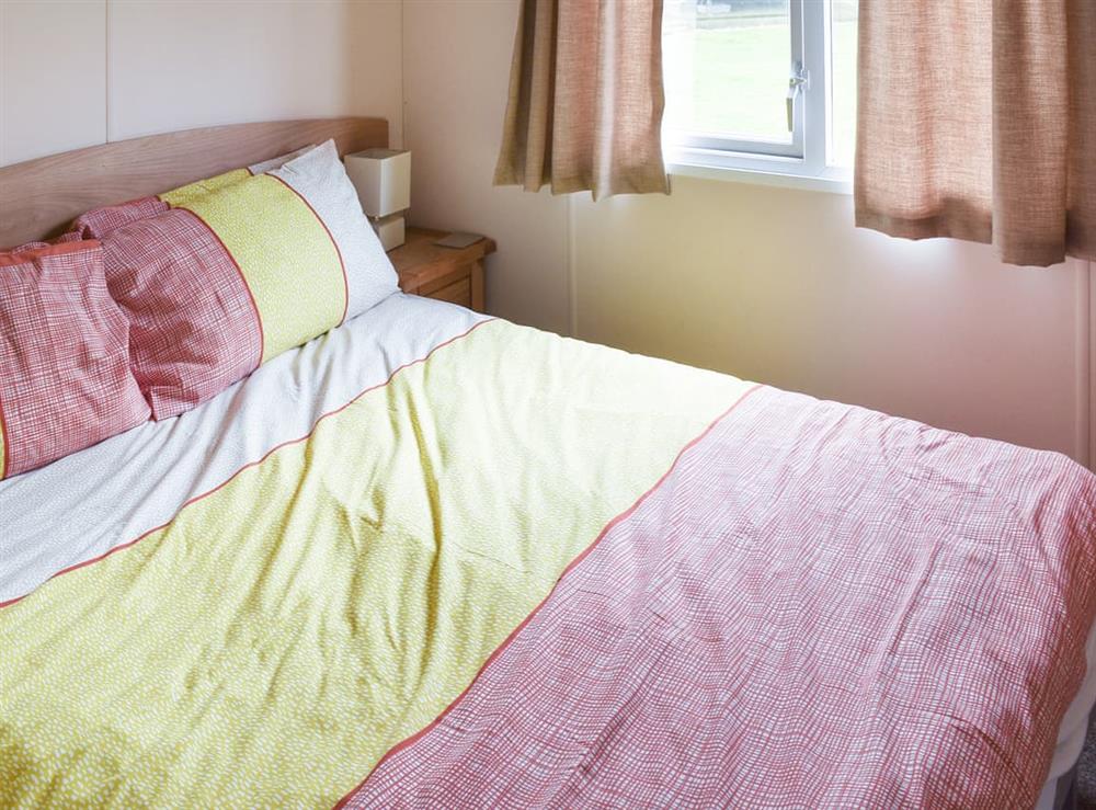 Double bedroom at Harts Caravan in Faversham, Kent