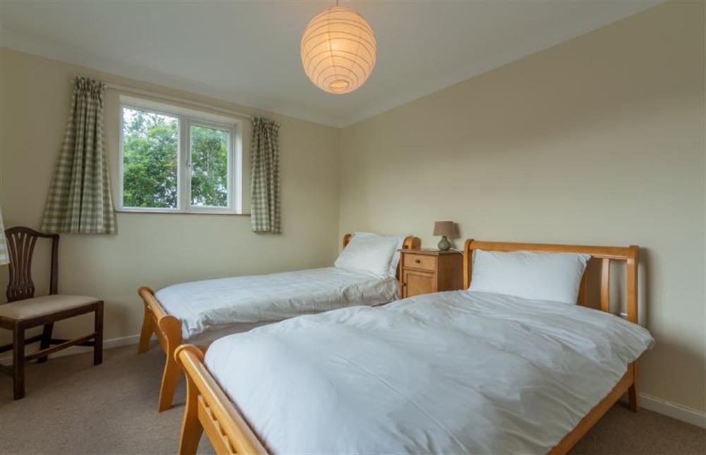 First floor: Bedroom three with two full-size single beds (photo 2) at Harts House, Burnham Overy Staithe near Kings Lynn