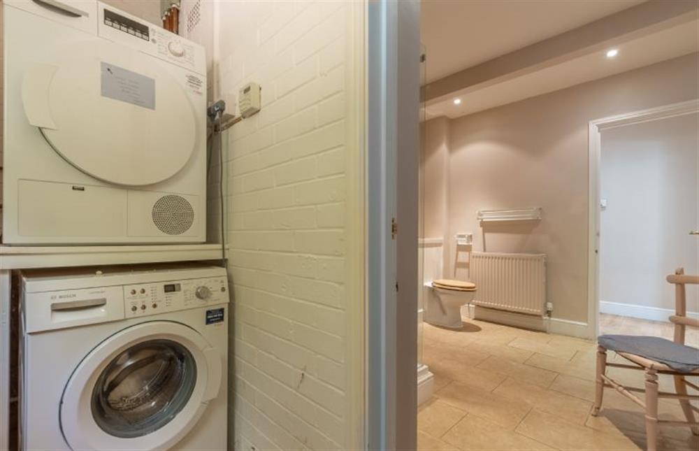 Ground floor: Utility room with washing machine and tumble dryer