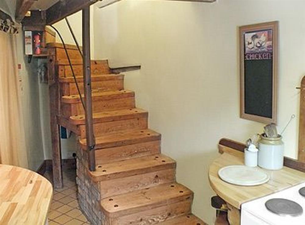 Stairs at Harvest Cottage in Pen-y-Cae, Nr Ruabon, Clwyd., Great Britain