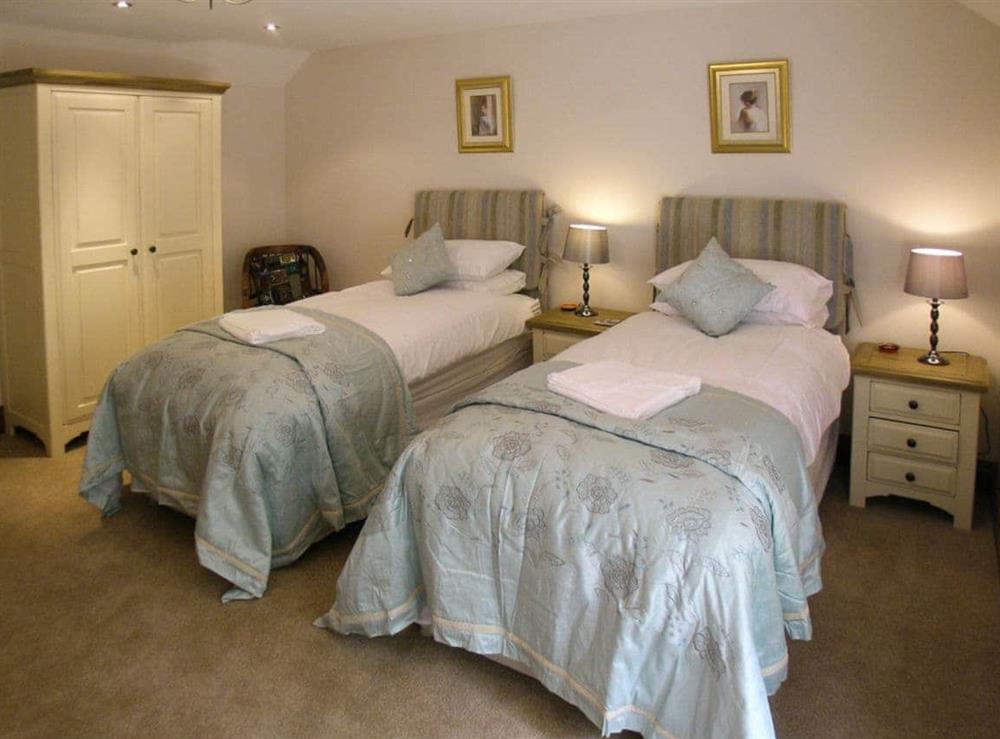 Twin bedroom at Mr Wetherell’s Cottage, 