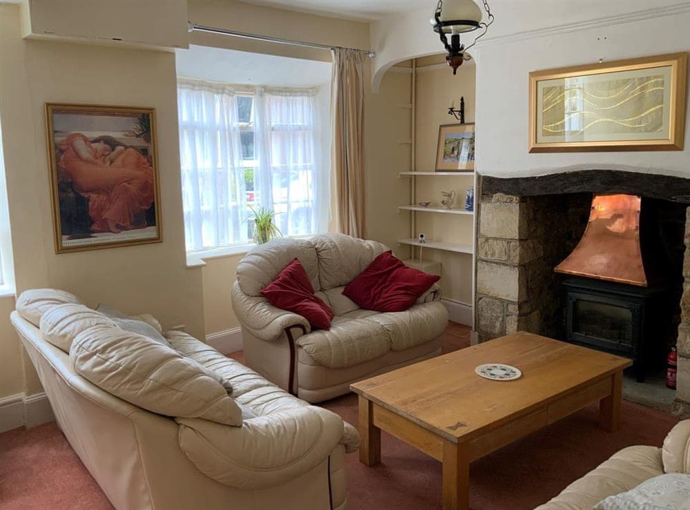 Living room at Harvey Cottage in Colyton, near Seaton, Devon